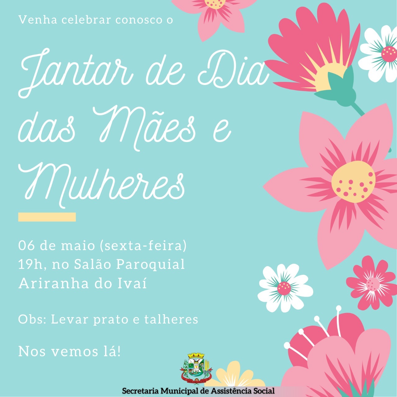 Ação social promove jantar em comemoração ao Dia das Mães